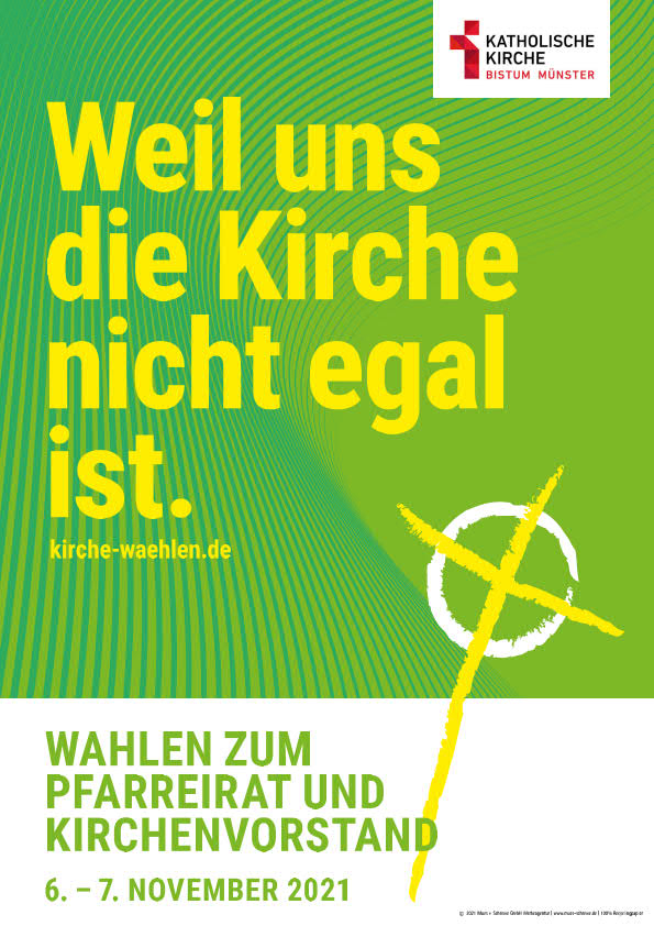 Plakat Wahlen Pfarreirat und Kirchenvorstand
