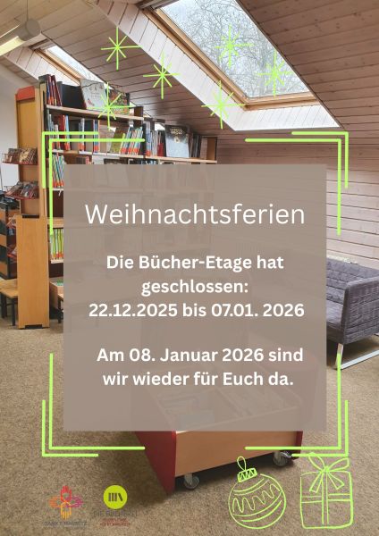 Hinweis auf Weihnachtsferien 22.12.2025-07.01.2026