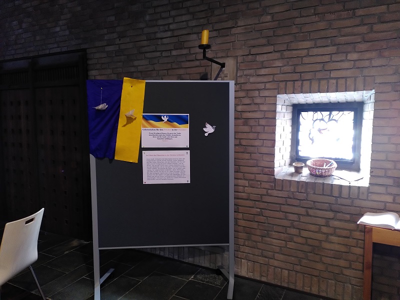 Gebetsstation in der Margaretakirche