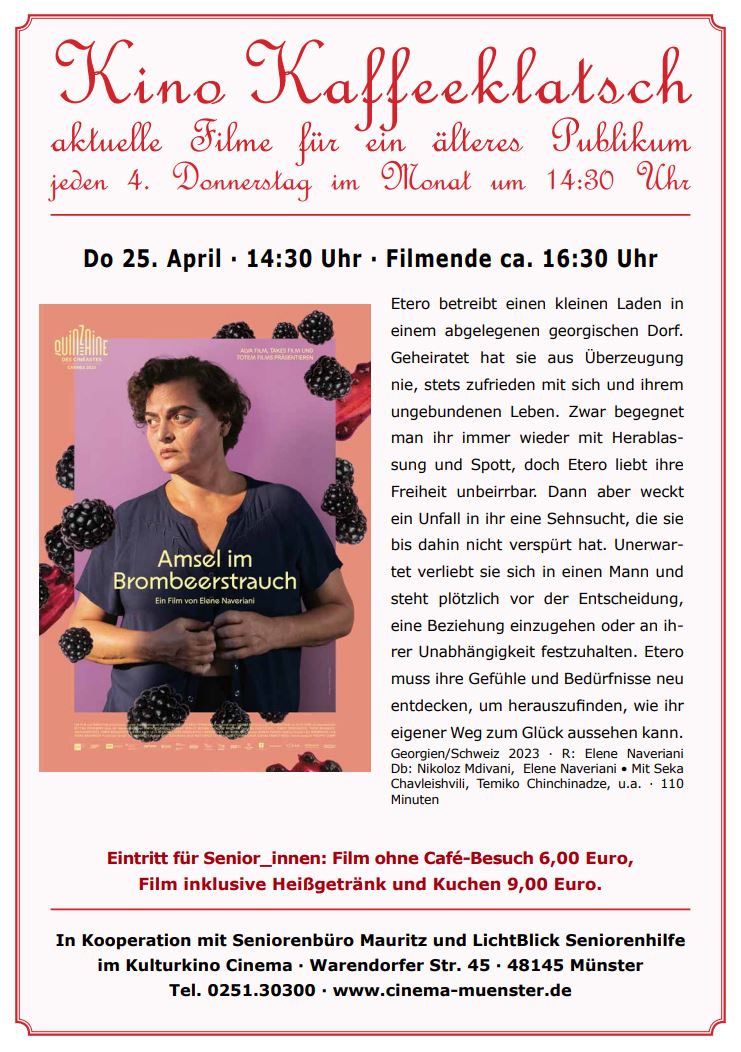 Filmplakat Amsel im Brombeerstrauch