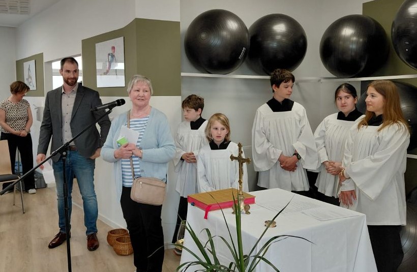 Beim Gottesdienst