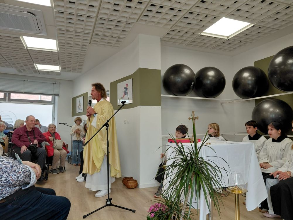 Beim Gottesdienst