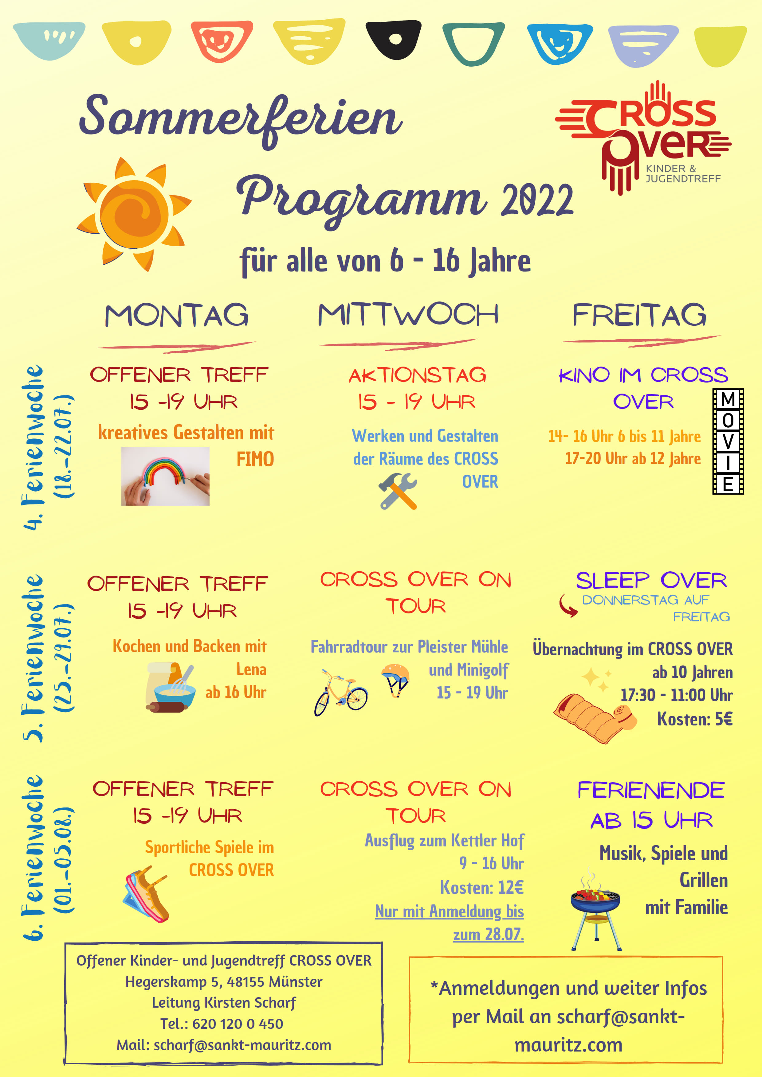 Sommerferienprogramm Cross-Over