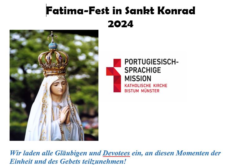 Lichterprozession zu Ehren der Muttergottes von Fátima