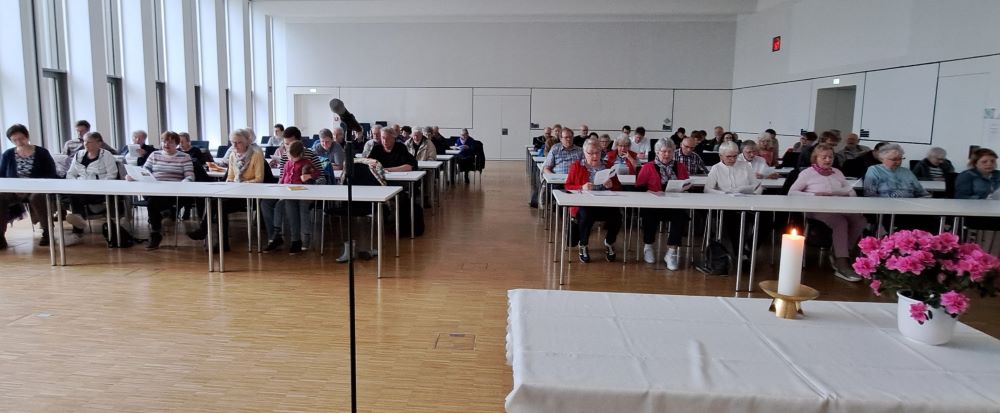 Beim Gottesdienst
