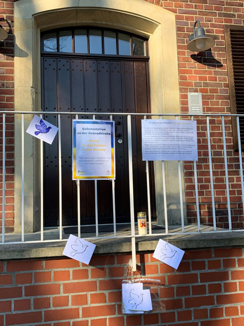 Gebetsstation an der Konredskirche