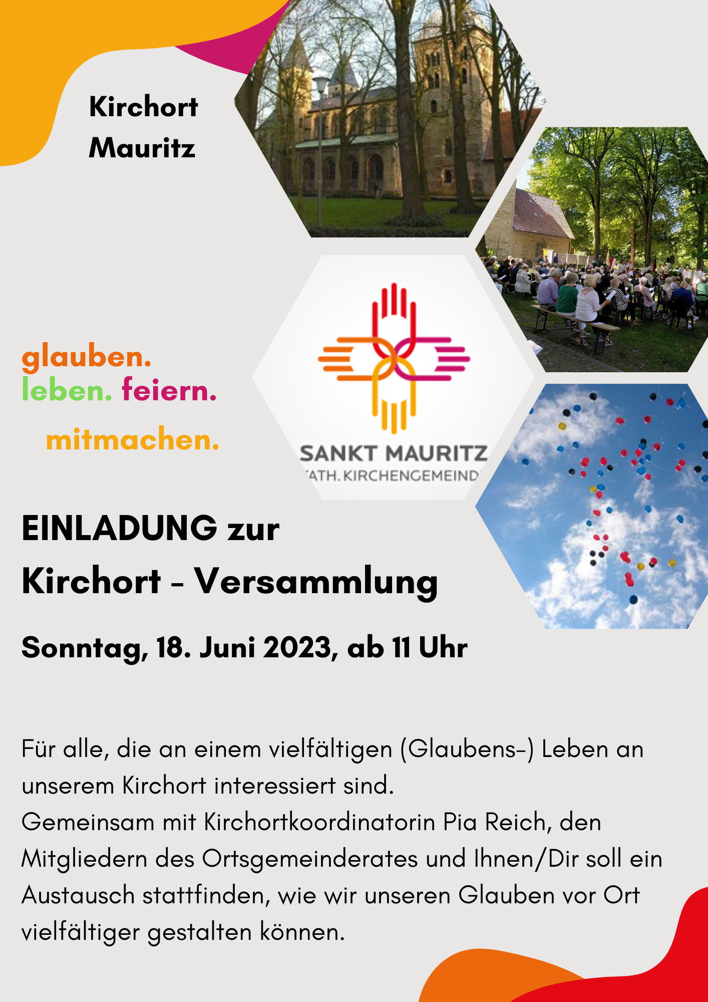 Einladung zur Kirchort-Versammlung