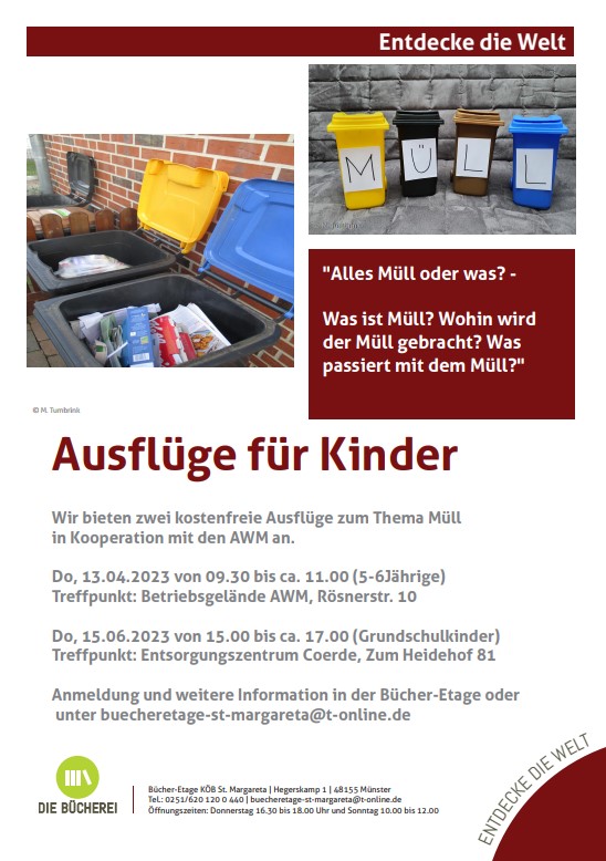 Bücher-Etage: Müllprojekt 2023