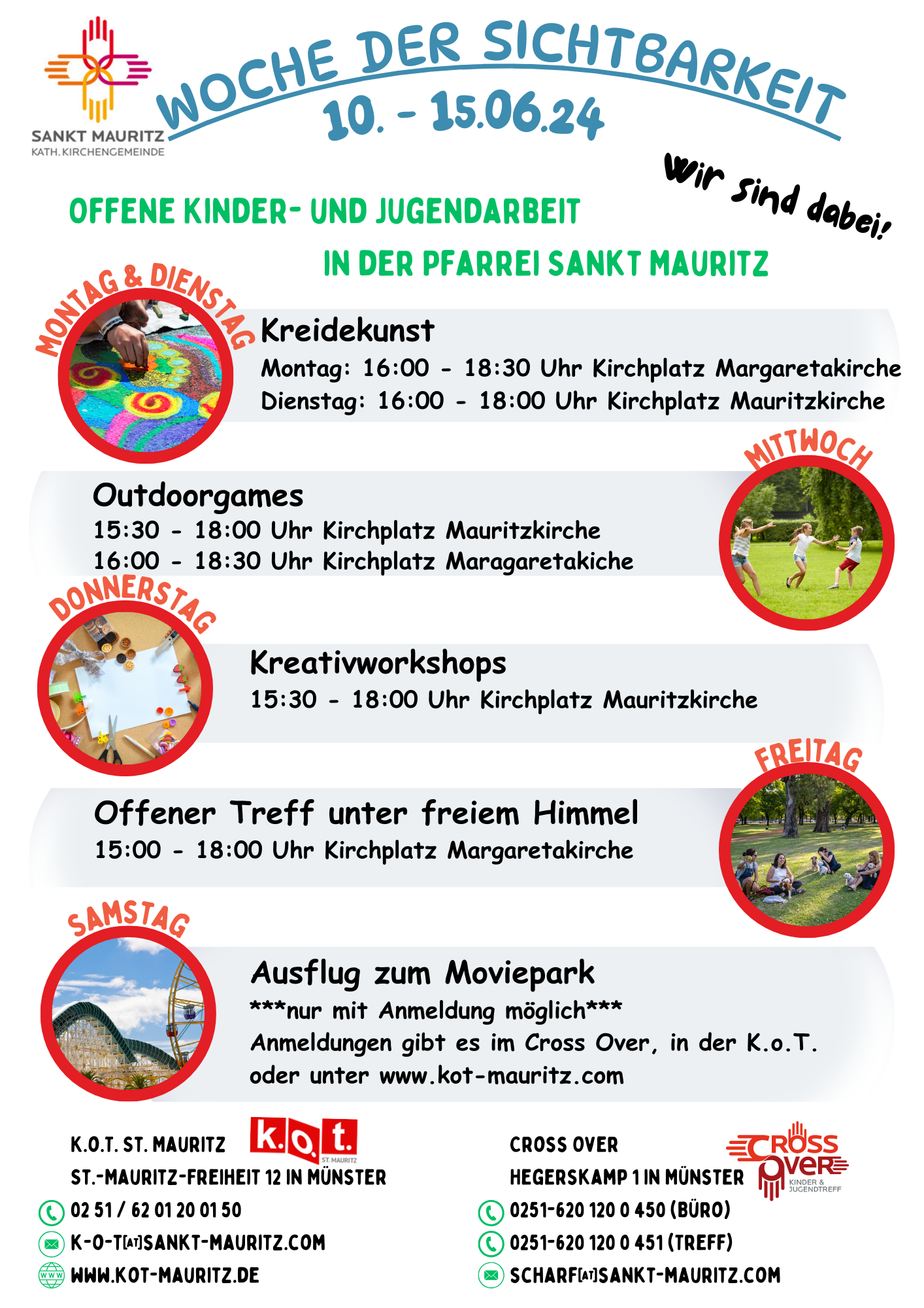 Woche der Sichtbarkeit: Offene Kinder- und Jugendarbeit in der Pfarrei Sankt Mauritz