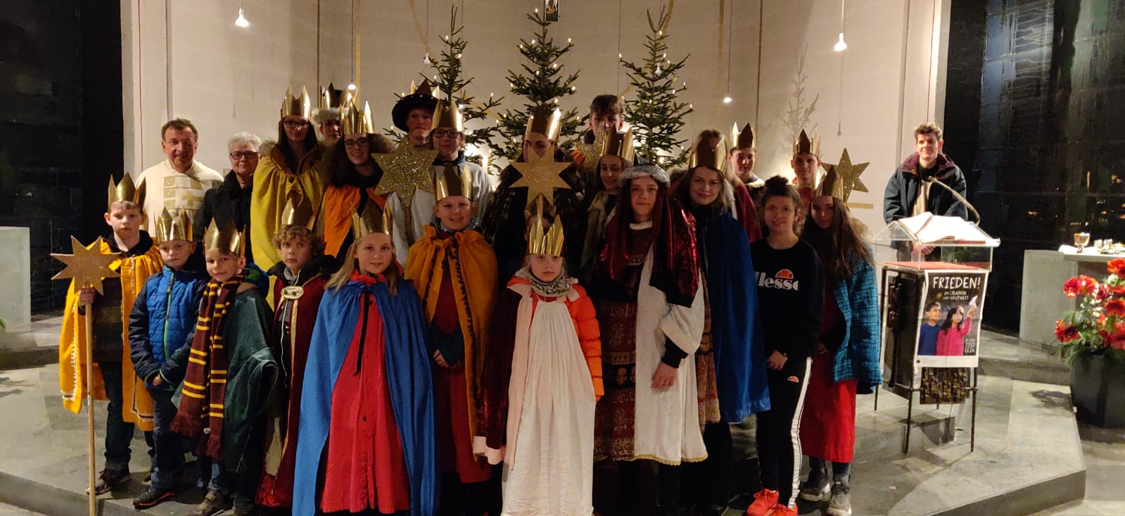 Sternsinger aus dem Kirchort Edith Stein