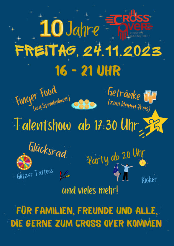 Plakat 10 Jahre Cross Over