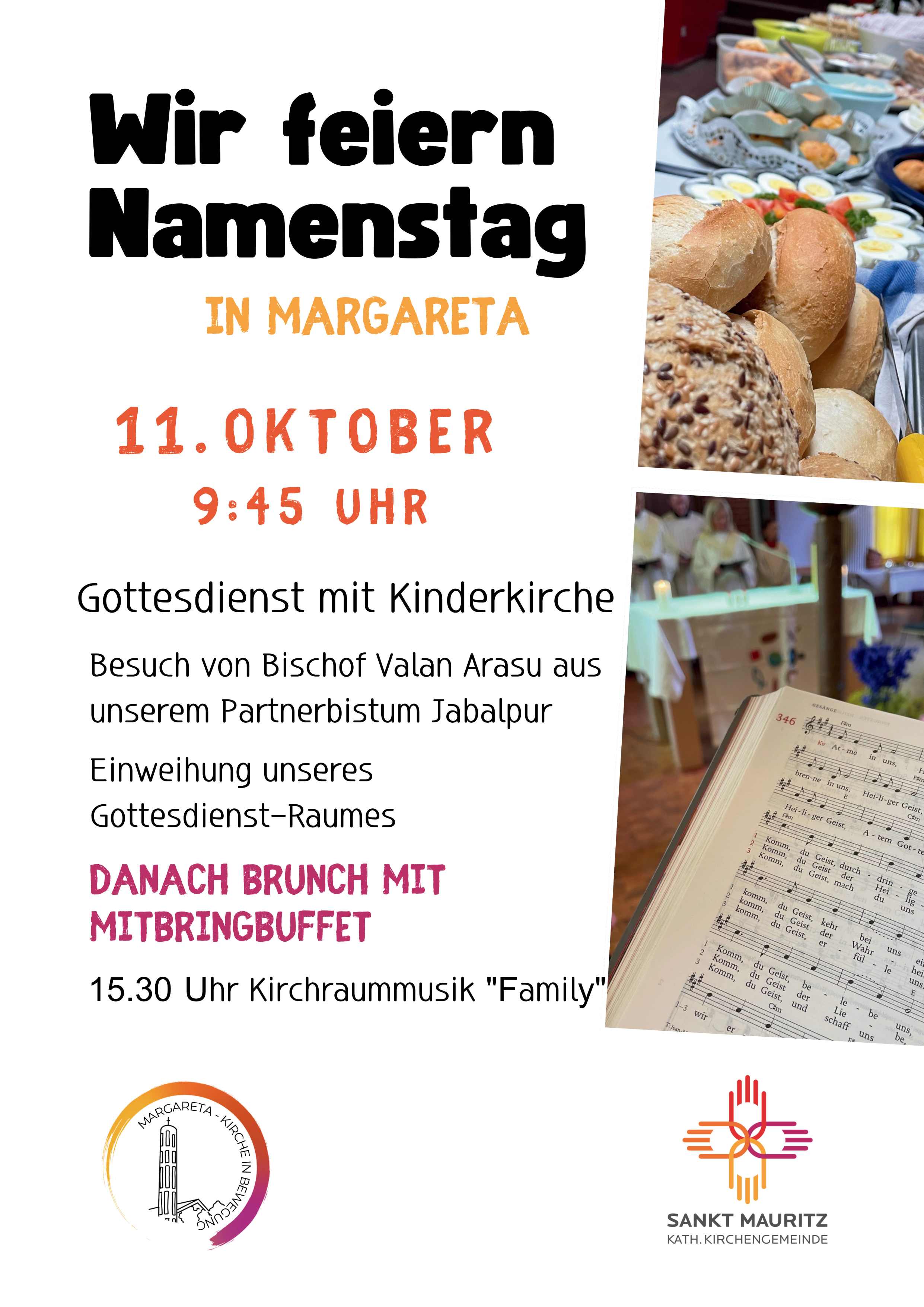 Flyer zum Patronatsfest St. Margareta