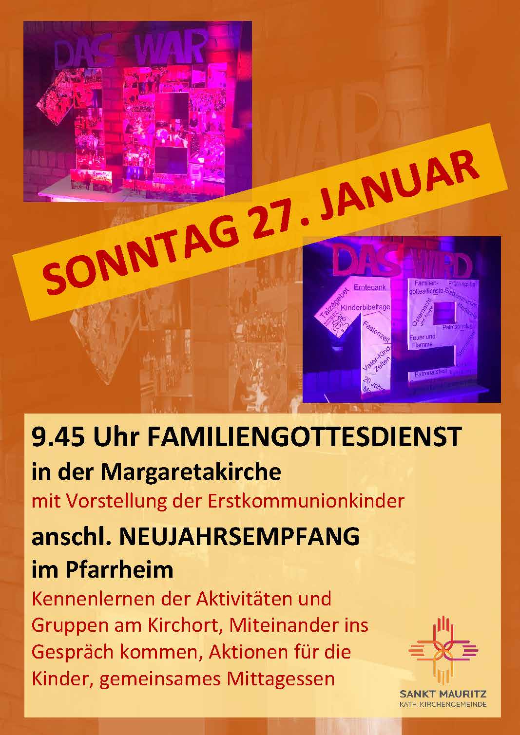 Plakat Neujahrsempfang Margareta 2019
