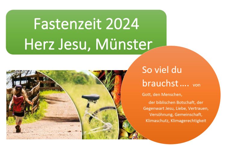 Die Fastenzeit 2024 am Kirchort Herz-Jesu