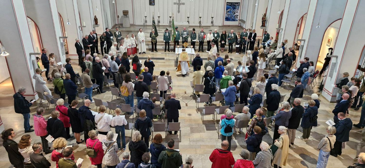 Segen in der Erpho-Kirche