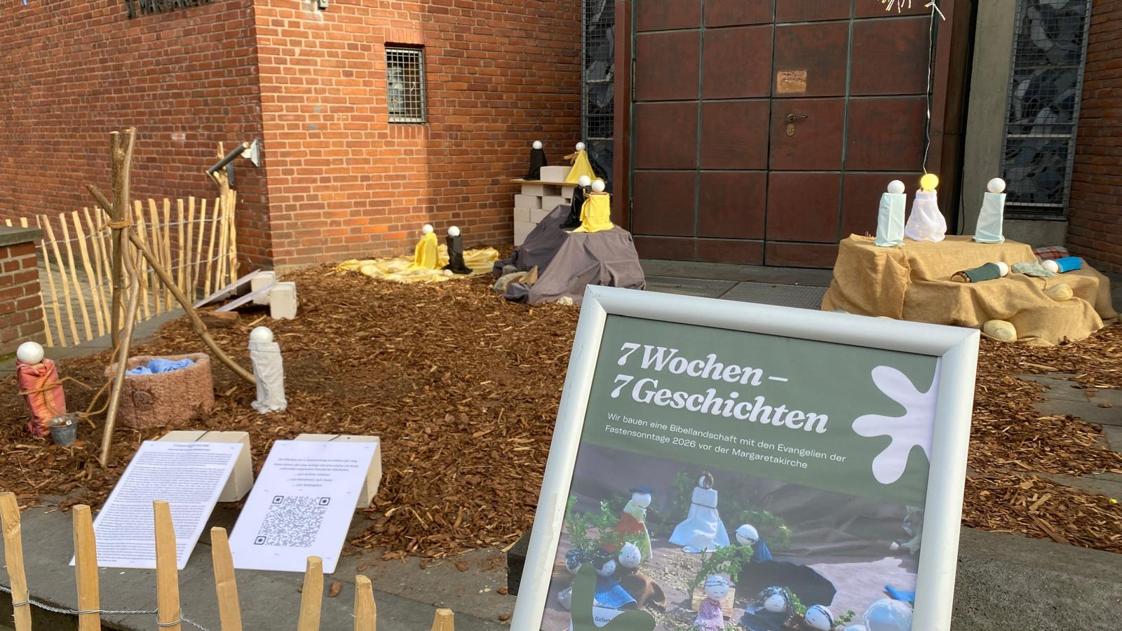 Bibellandschaft vor der Margaretakirche