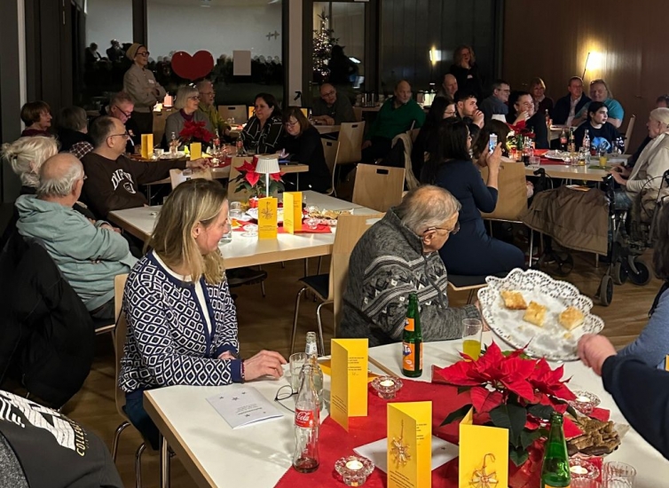 Blick in den Pfarrsaal