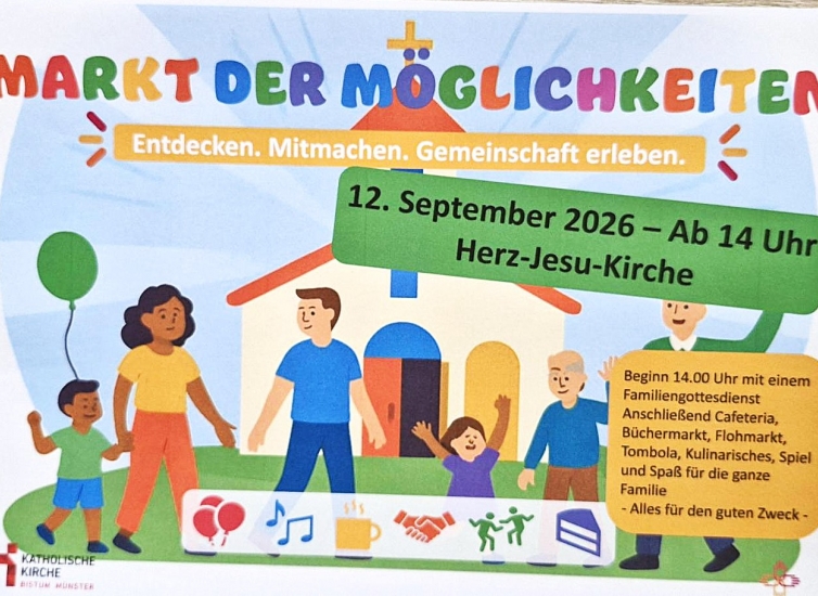 Das Plakat wirbt für das Fest