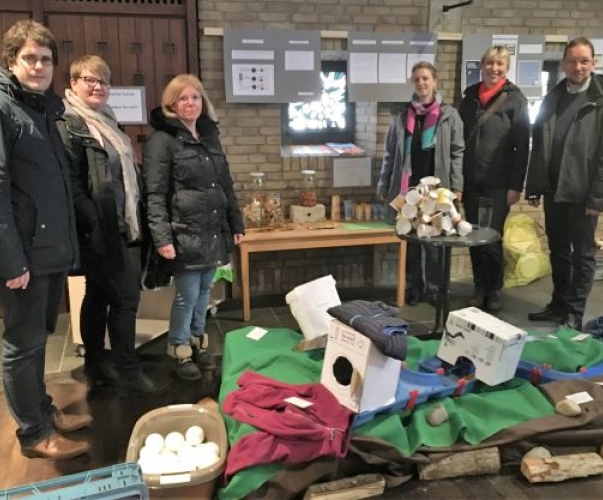 In den Wochen vor Ostern entsteht in der Margaretakirche eine Ausstellung mit praktischen Anregungen für das Handeln im Alltag.