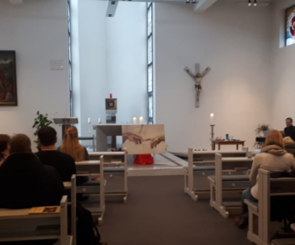 Segensfeier in der Kapelle im St. Franziskus-Hospital