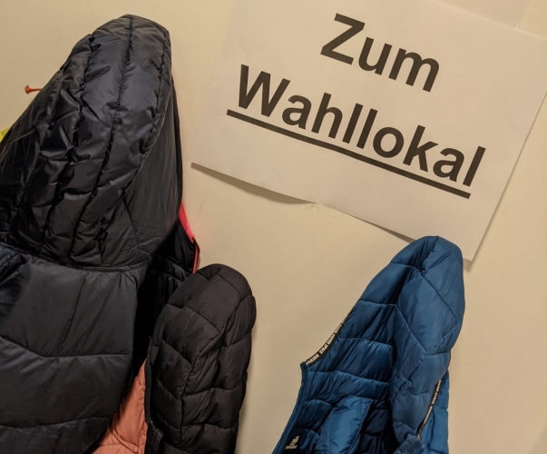 Zum Wahllokal