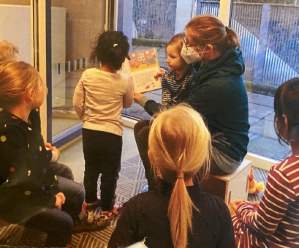 Lesung in der Kita: Lesestart-Set 1-2-3 der Stiftung Lesen. Foto: Bücher-Etage