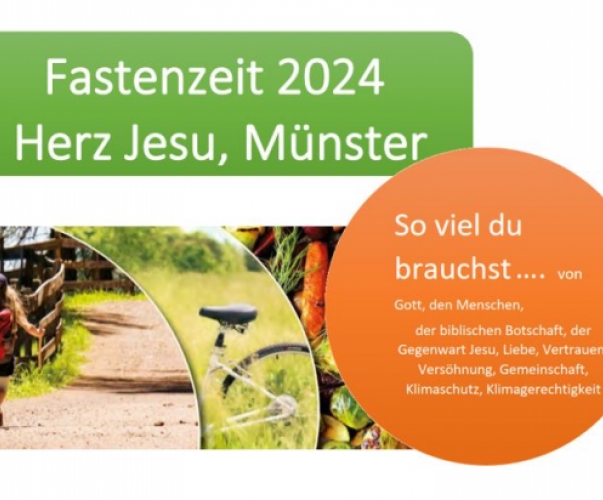 Die Fastenzeit 2024 am Kirchort Herz-Jesu