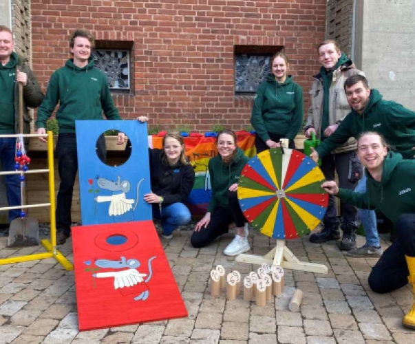 Foto vom Start der 72-Stundenaktion der Messdiener Margareta