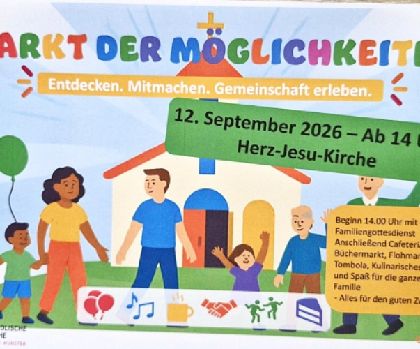 Das Plakat wirbt für das Fest